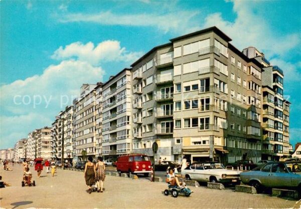 Knokke-Heist Strassenpartie Promenade