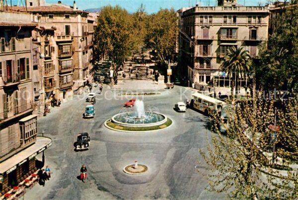 Palma de Mallorca Plaza de la Reina y Paseo del Generalis