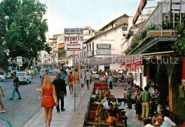 Torremolinos Plaza Costa del Sol Strassencafes