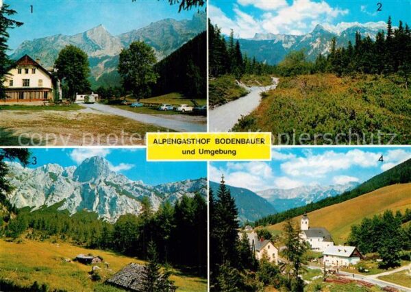 St Ilgen Steiermark Alpengasthof Bodenbauer und Umgebung Al