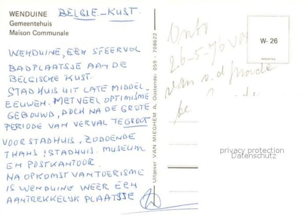 Wenduine Gemeentehuis Maison Communale – Bild 2