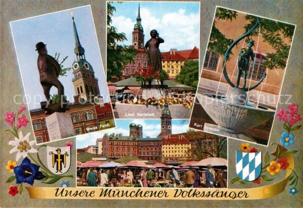 Muenchen Unsere Münchener Volkssänger Weiss Ferd
