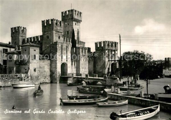 Sirmione Lago di Garda Castello Scaligero Gardasee