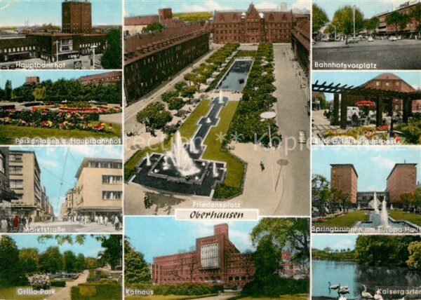 Oberhausen Hauptbahnhof Parkanlagen Marktstrasse G