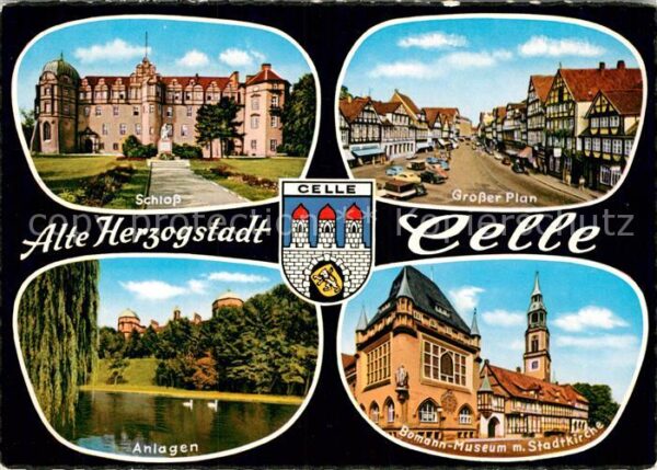 Celle Niedersachsen Schloss Grosser Plan Bomann Museum Stad