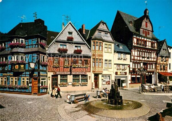 Adenau Ahrweiler Rheinland-Pfalz Marktplatz Altstadt Fachwerkhäuser