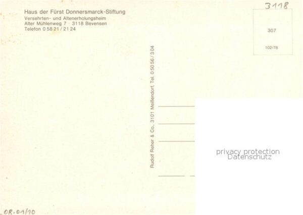 Bad Bevensen Haus der Fürst Donnersmarck Stiftung Er – Bild 2