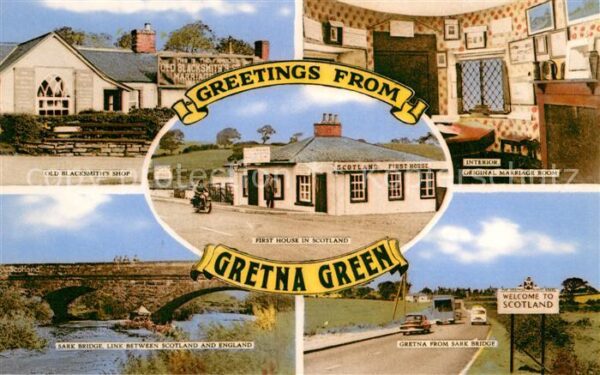 Gretna Green Old Blacksmiths Shop Original Marriage