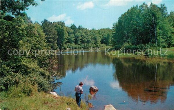 Quebec Fishing along a Quiet River