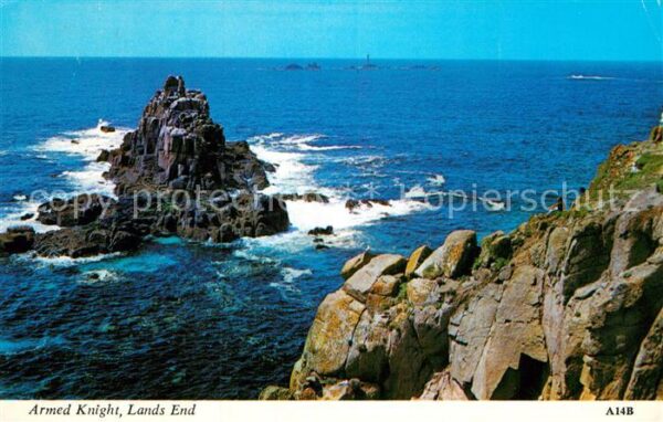Cornwall UK Armed Knight Lands End