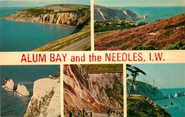 Isle of Wight UK Alum Bay and the Needles