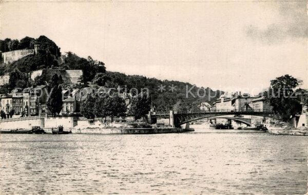 Namur sur Meuse Confluent Sambre et Meuse