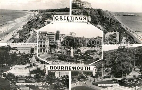 Bournemouth Promenade The Stream and Rockeries The