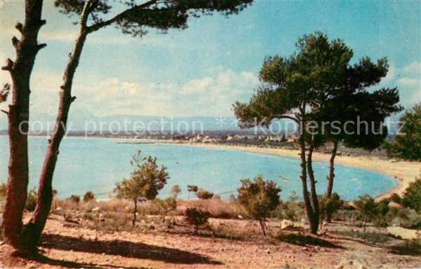 Salou Playa vista desde el pinar