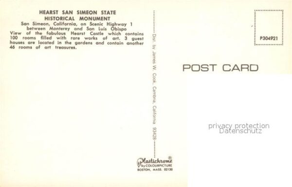 San Simeon Hearst San Simeon State Historical Monu – Bild 2