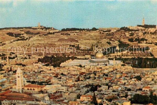 Jerusalem Yerushalayim Fliegeraufnahme Altstadt