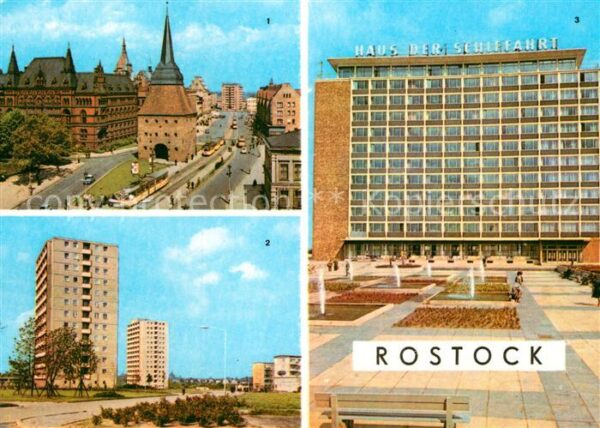 Rostock Steintor Ziolkowskistrasse Haus der Sch
