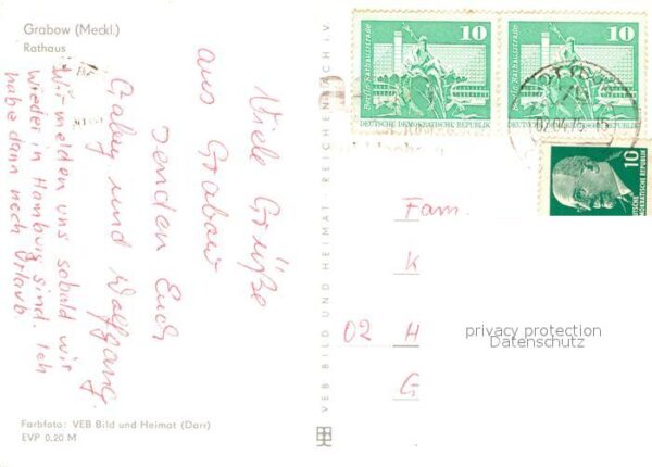 Grabow Mecklenburg Rathaus – Bild 2