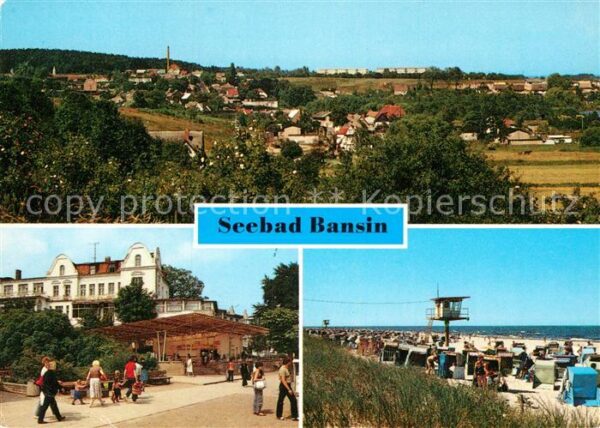 Bansin Ostseebad Panorama FDGB Erholungsheim Josef Orlop