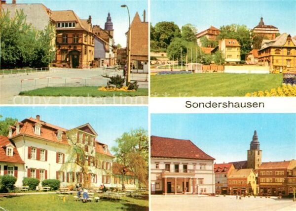 Sondershausen Thueringen Wilh Pieck Str Schloss HOG Zum Possen R