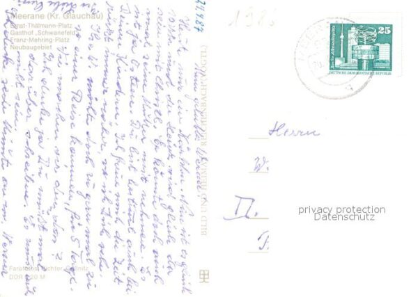Meerane Ernst Thälmann Str Gasthof Schwanefeld – Bild 2