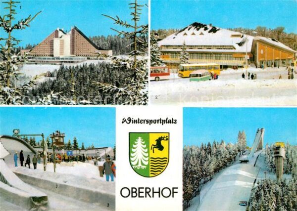 Oberhof Thueringen Interhotel Panorama Gaststätte Oberer H