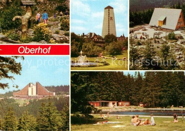 Oberhof Thueringen Botanischer Garten FDGB Erholungsheim R