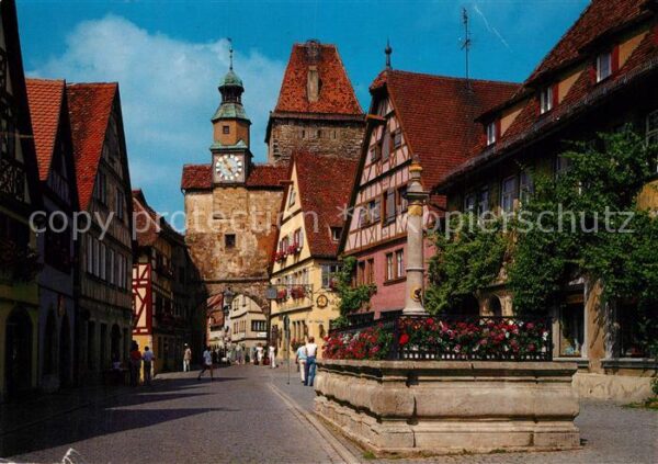 Rothenburg Tauber Röderbogen mit Markusturm