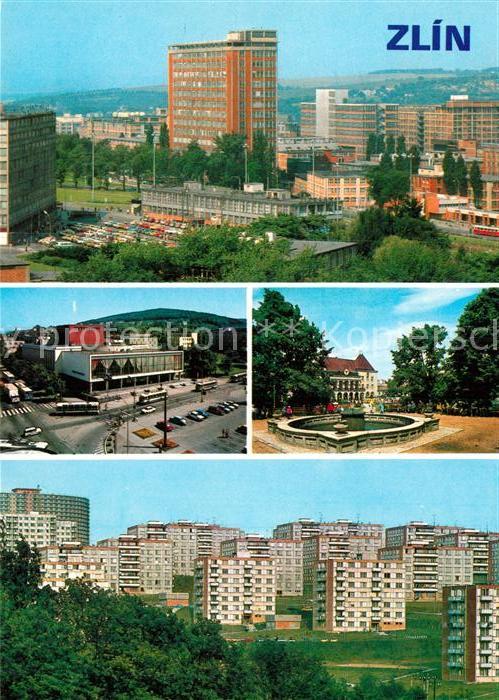 Zlin Orts und Teilansichten