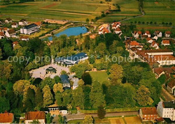Bad Meinberg Kurpark Fliegeraufnahme