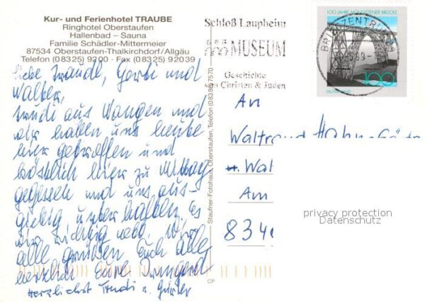 Thalkirchdorf Kurhotel Traube – Bild 2