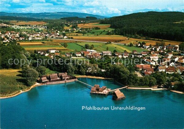 Unteruhldingen Fliegeraufnahme mit Phalbauten