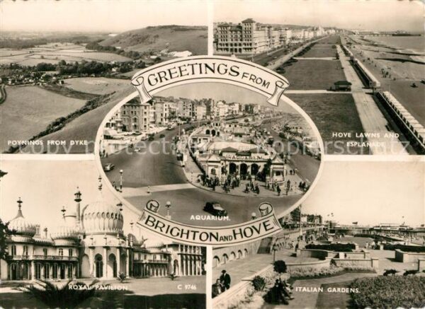 Brighton East Sussex Poynings from Dyke Hove Lawns and Espla
