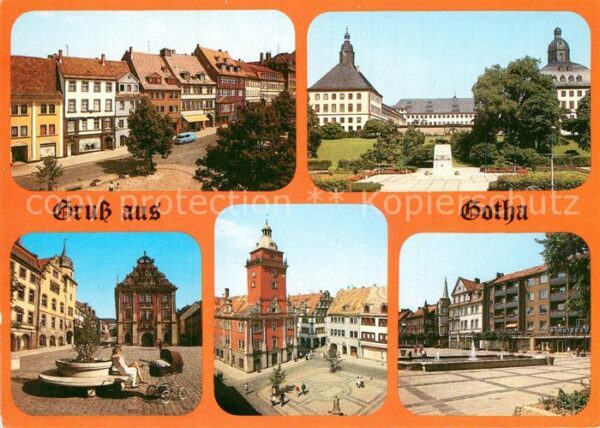 Gotha Thueringen Hauptmarkt Schloss Friedenstein Ehrenma