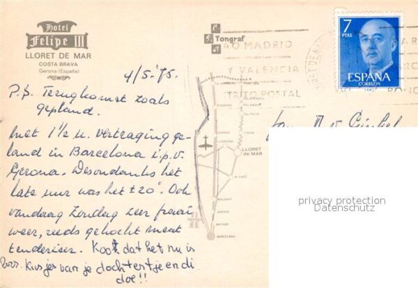 Lloret de Mar Costa Brava Hotel Felipe III – Bild 2