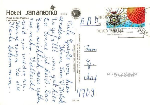 Lanzarote Kanarische Inseln Hotel San Antonio Playa e los Poscillos – Bild 2