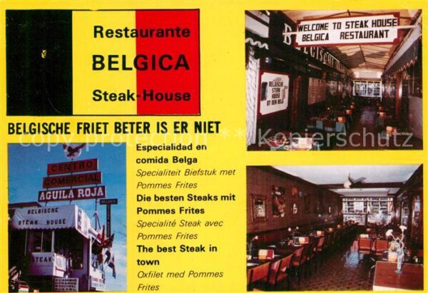 Playa del Ingles Restaurante Belgica Steak House Gasträu