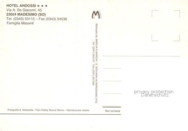 Madesimo Hotel Andossi – Bild 2