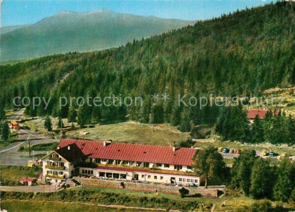 Bayerisch Eisenstein Sporthotel Brennes Fliegeraufnahme