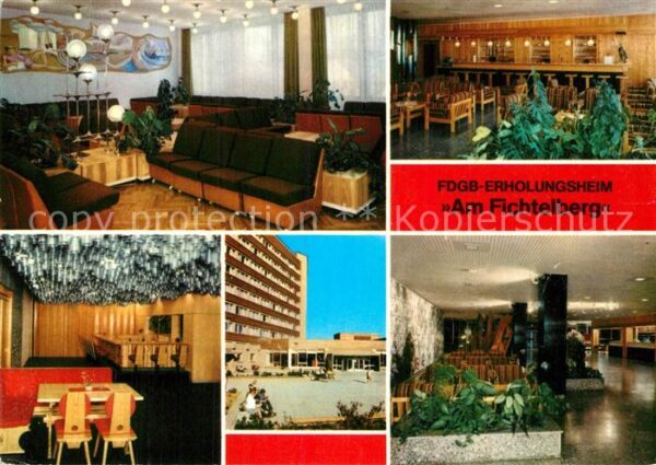 Oberwiesenthal Erzgebirge Bücherei Hallenbar Steigerzimmer Foyer