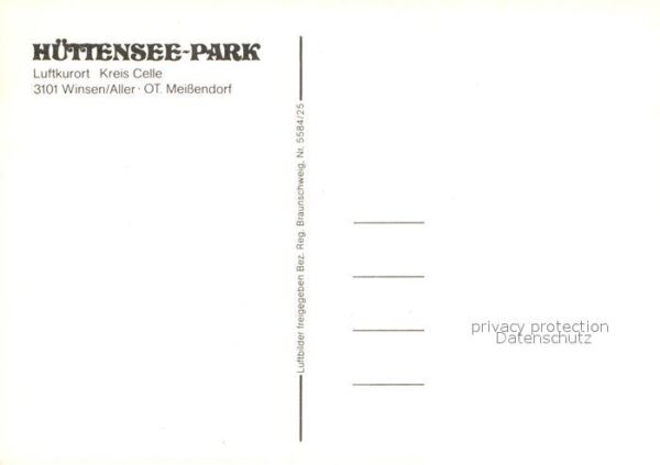 Winsen Aller Hüttensee Park Fliegeraufnahme – Bild 2