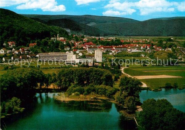 Bad Sooden-Allendorf Sanatorium Balzerborn Fliegeraufnahme
