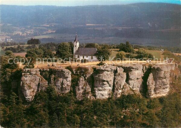 Staffelberg Felsenkrone mit Adelgundis Kapelle Flie