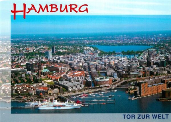 Hamburg Fliegeraufnahme