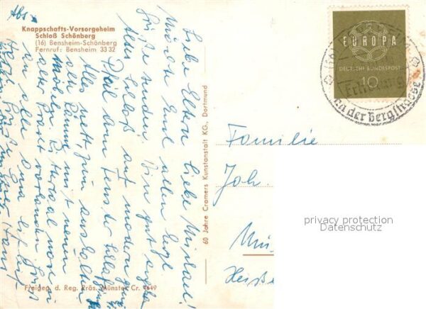 Schoenberg Bensheim Knappschafts Vorsorgeheim Schloss Schön – Bild 2