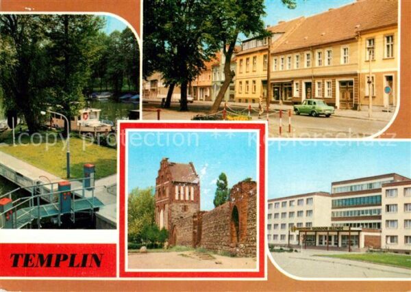 Templin Schleuse ark Stadtmauer Winktum FDGB Er