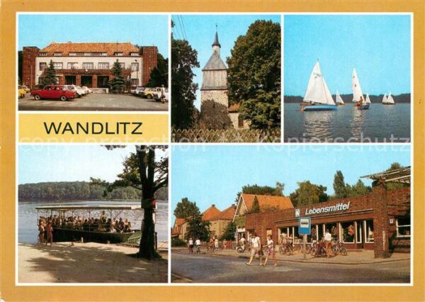 Wandlitz Bahnhof Wandltzsee Hist Kirche Segelega