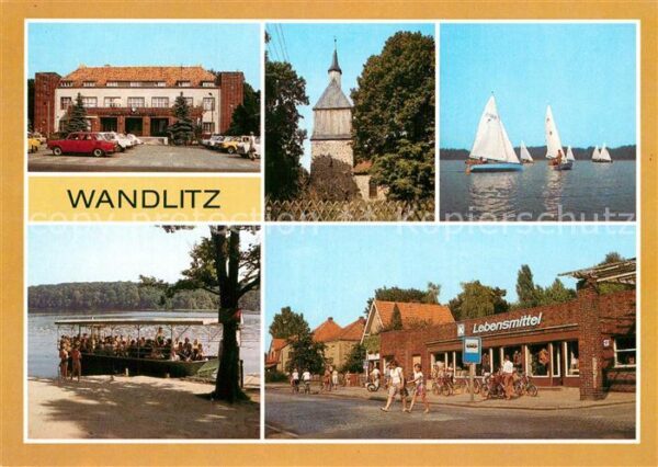 Wandlitz Bahnhof Kirche Segelregatta Personenfäh