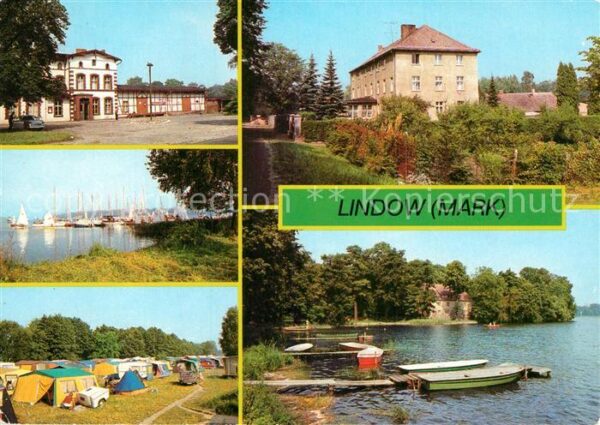 Lindow Mark Bahnhof Seglerhafen Gudelacksee Camping