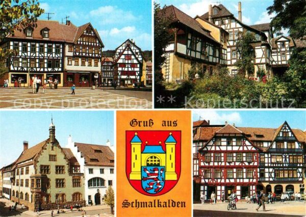 Schmalkalden Altmarkt Schmiedhof Rathaus Salzbrücke